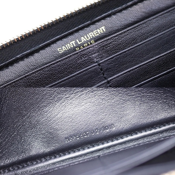 🍓YSL Cassandra Zip Around Patent Wallet - Picture 5 of 11